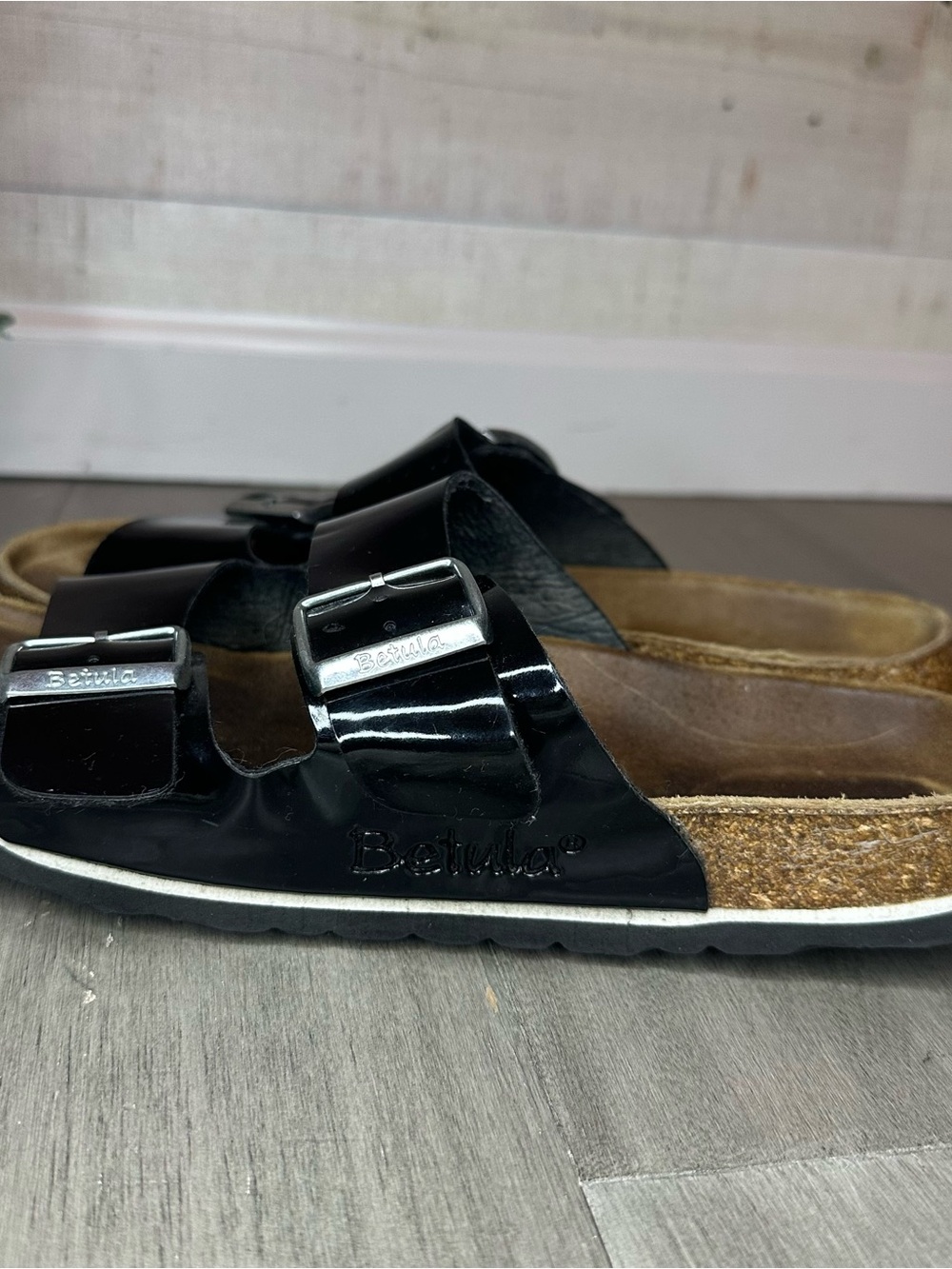 Birkenstock Betula Patent Leather Sandals 10 - Picture 6 of 12